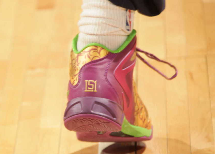 Lance Stephenson Wears 'Sir Lance A Lent' AND1 Aqua Mid PE (3)