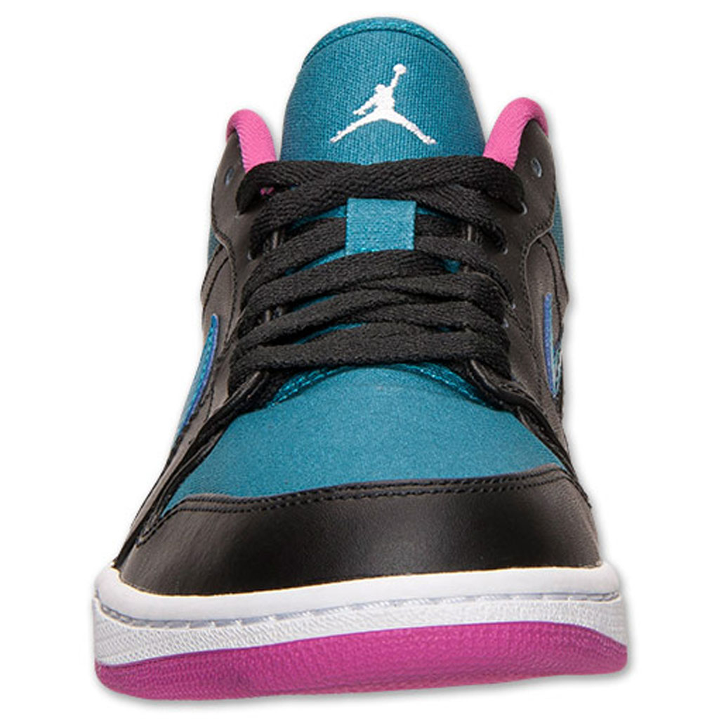 teal and pink jordan 1