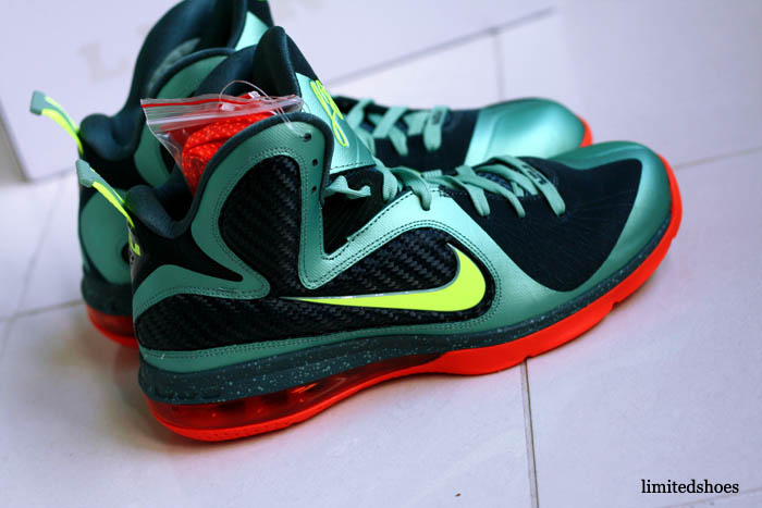 green and orange lebrons