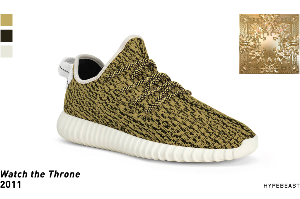 what are yeezys made from