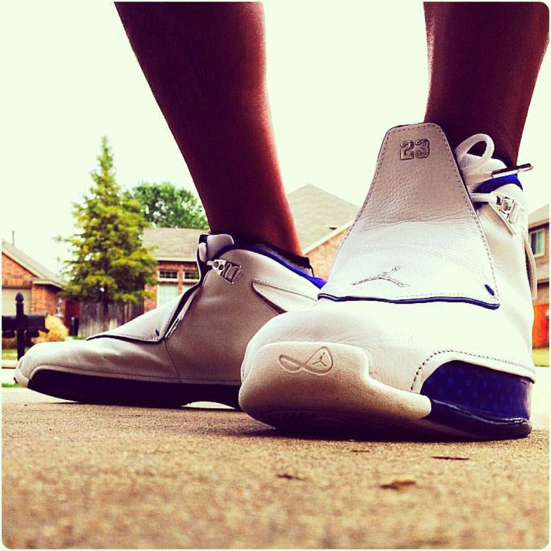 Spotlight // Forum Staff Weekly WDYWT? - 11.4.13 - Air Jordan 18 XVIII White/Royal by Tito_Deo