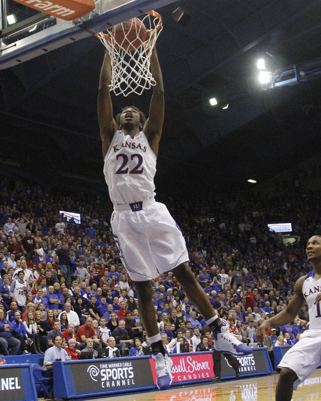 Andrew Wiggins Makes Kansas Debut in adidas Rose 773 2 PE (2)