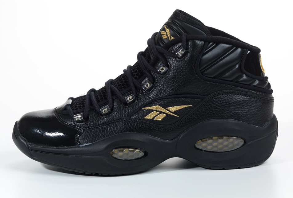 reebok question black gold for sale