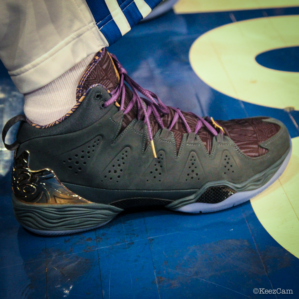 Sole Watch: Up Close At MSG for Knicks vs Nets - Carmelo Anthony wearing Jordan Melo M10 BHM (1)