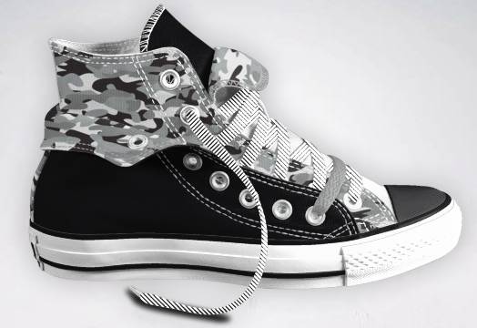 converse shoe print