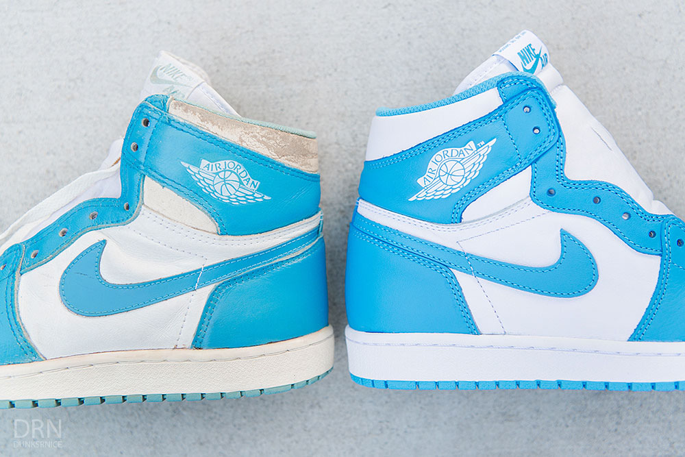 jordan 1 unc fake