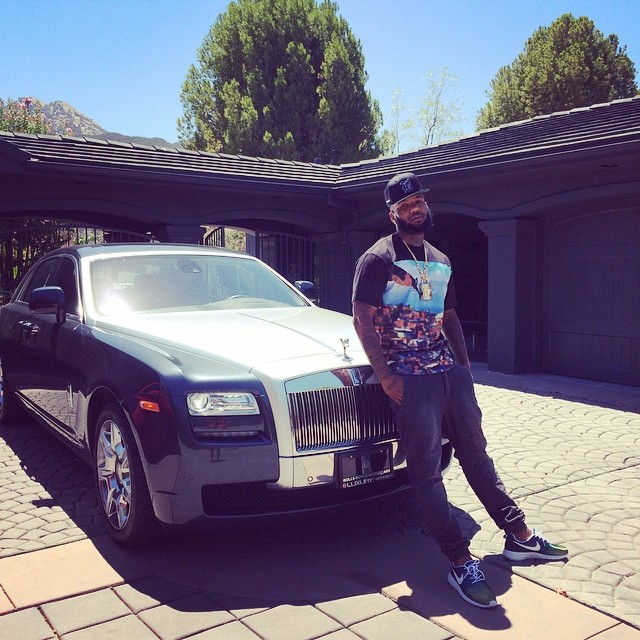 The Game wearing Nike Roshe Run