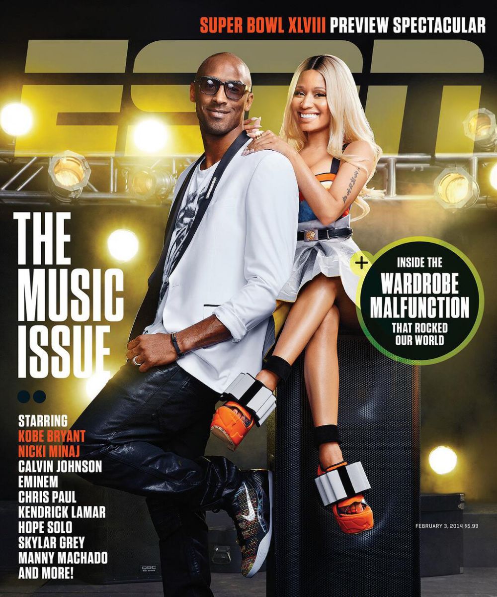 Kobe Bryant & Nicki Minaj Cover ESPN The Magazine