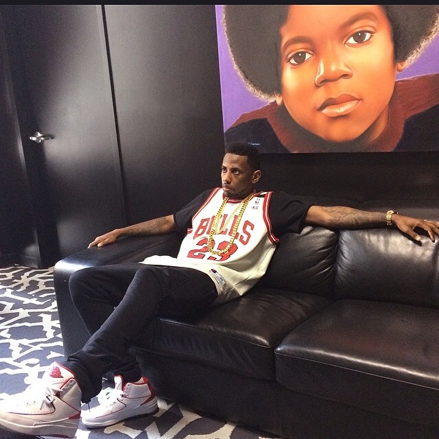 Fabolous wearing Air Jordan II 2 White/Red