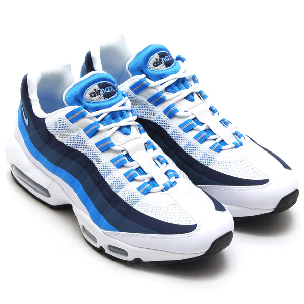 blue and white 95 air max