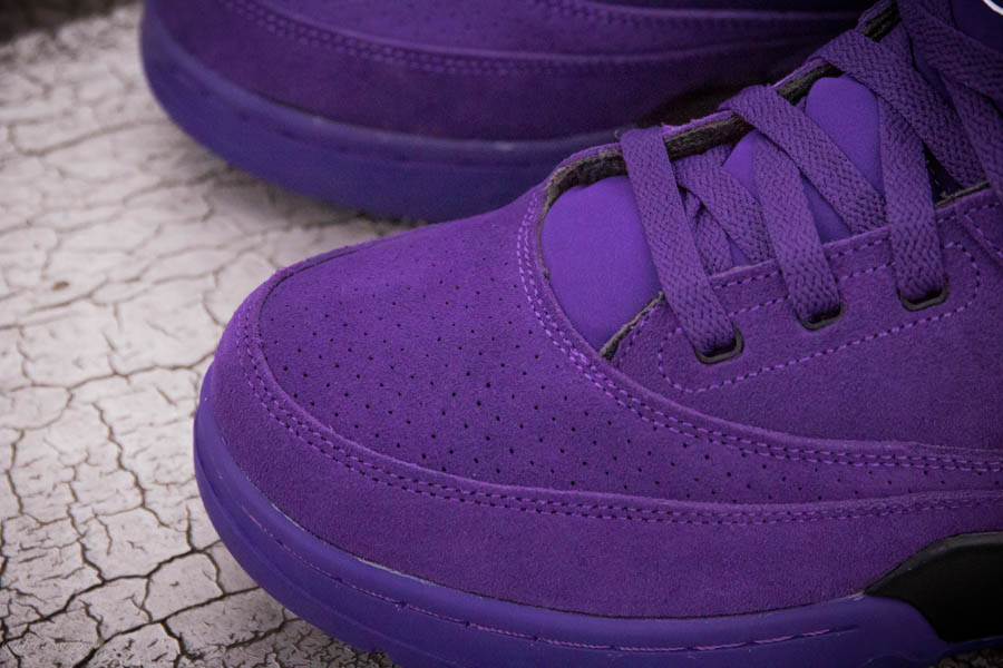 purple suede fila shoes