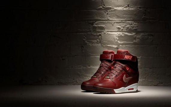 Nike air revolution sky hi red sale