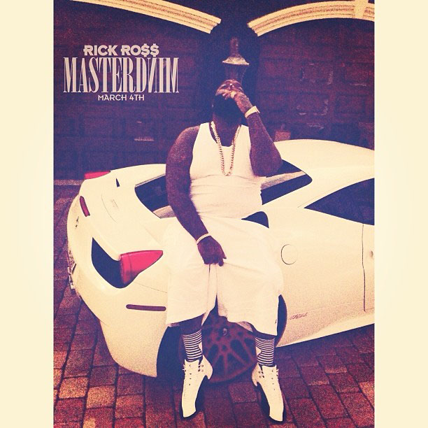 Rick Ross wearing Air Jordan 12 XII Taxi