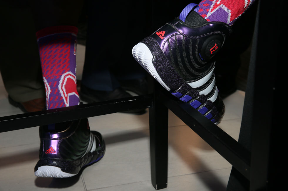 Dwight Howard wearing adidas D Howard 4 All-Star