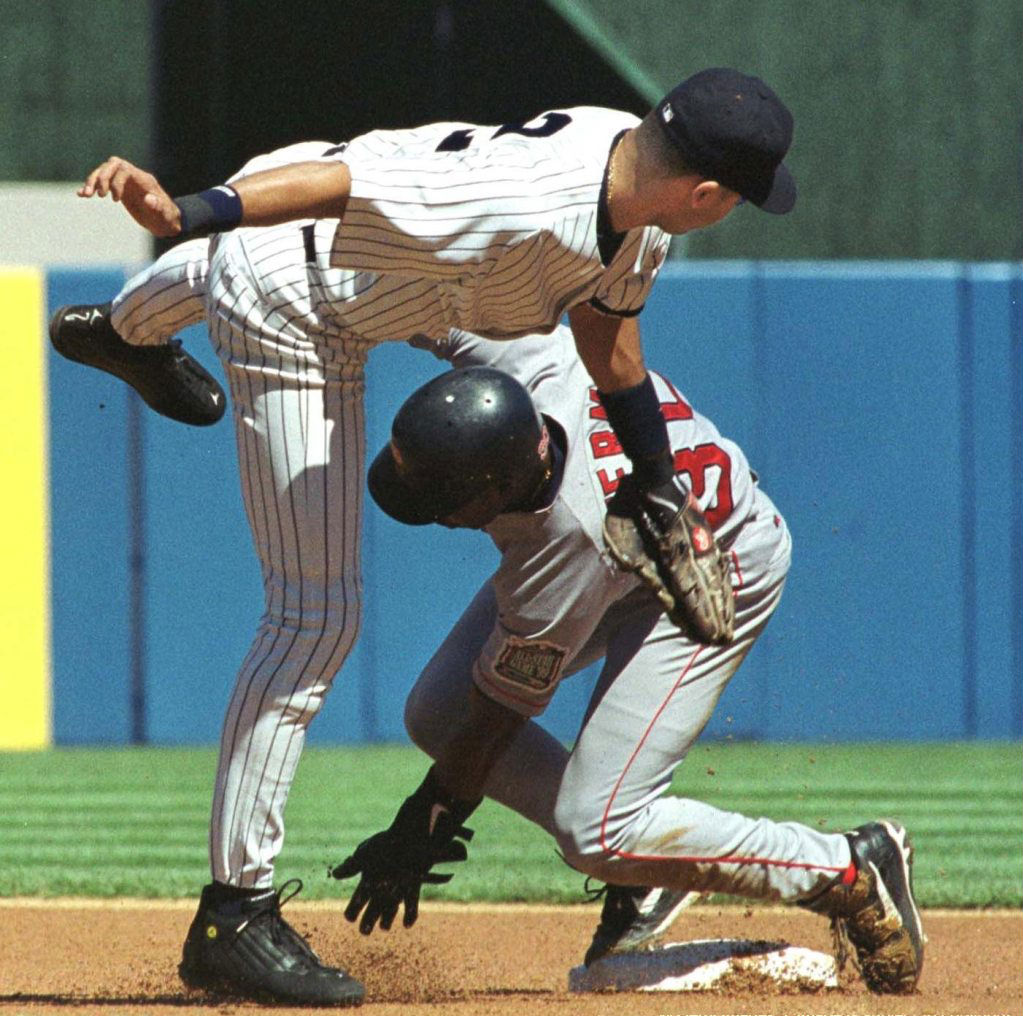 Derek Jeter Air Jordan 14 PE In The 2001 Finish Line Catalog