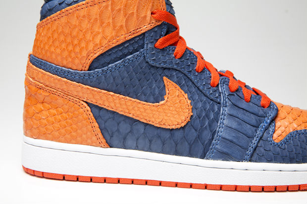 Air Jordan I 1 Knicks Python for DJ Clark Kent by JBF Customs (4)