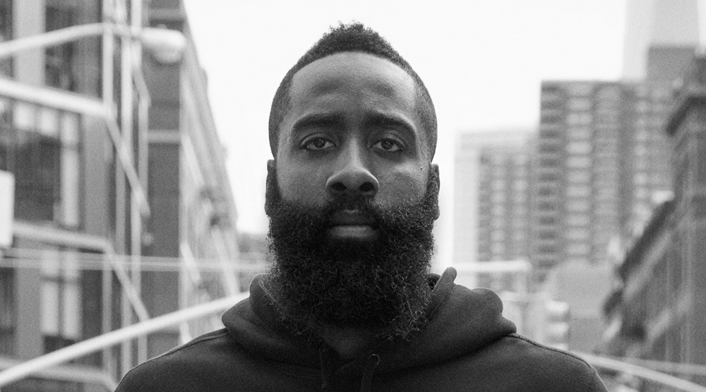 james harden black and white