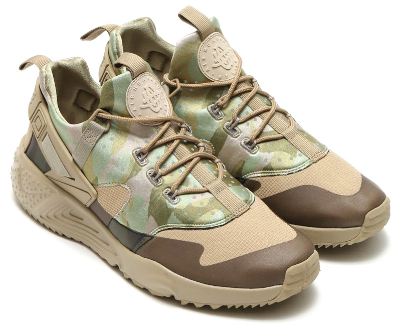 nike air huarache camo green