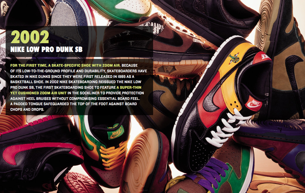 Nike Skateboarding Innovation Timeline | Complex