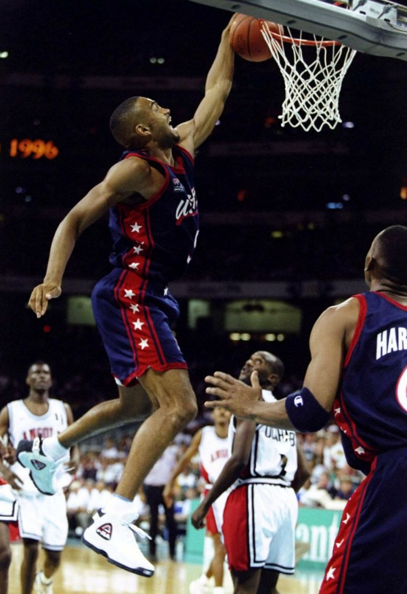 Grant hill wearing store fila 96