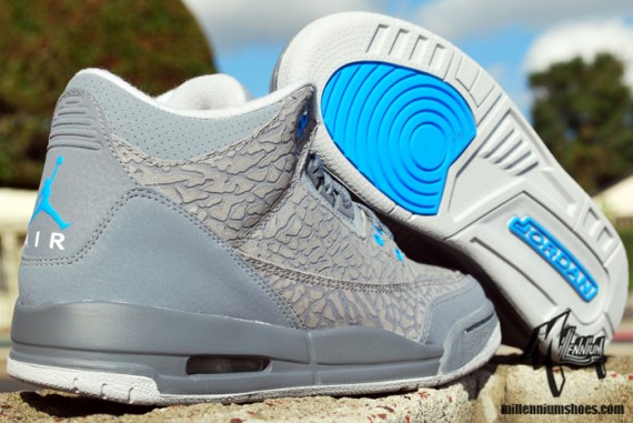 Jordan retro 3 hot sale cool grey