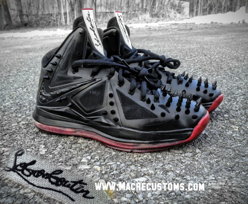 lebron red bottom shoes