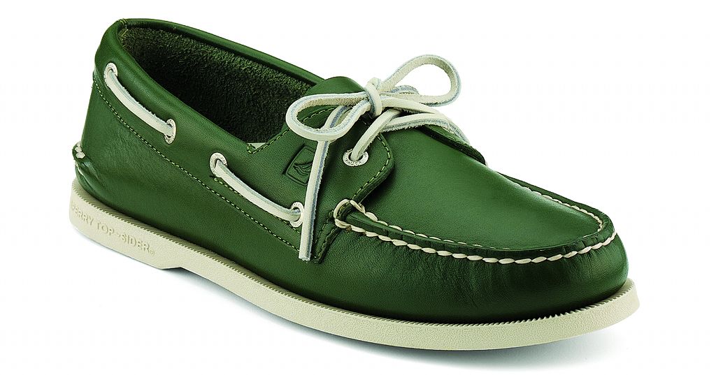 Sperry on sale green shoes