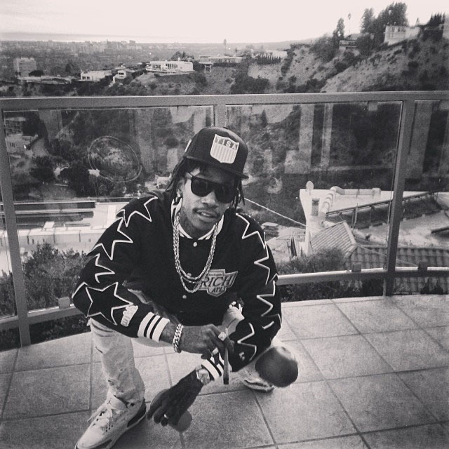 Wiz Khalifa wearing Air Jordan 3 Retro