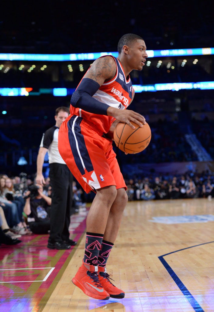 Bradley Beal wearing Nike Zoom HyperRev PE