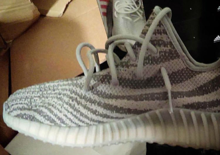 zebra striped yeezys