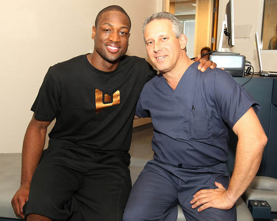 Dwyane Wade Gets Lasik, Sports New Logo