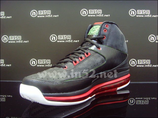 Air Jordan 2.0 Black Varsity Red Classic Green 455616-005