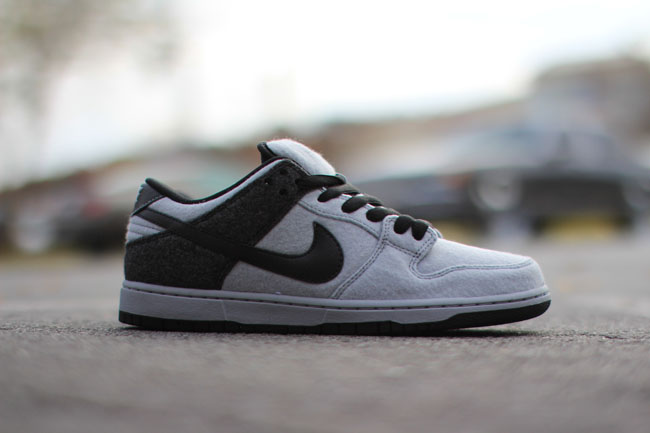 ウールDUNK LOW PREMIUM SB WOLF GREY WOOL