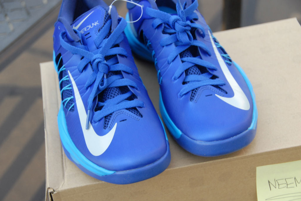 Nike Air Lunar Hyperdunk Blauw new arrivals