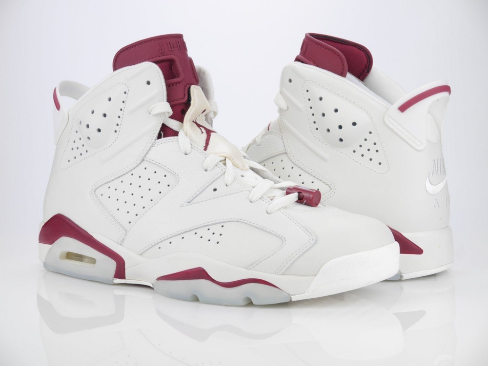 nike air jordan 6 retro maroon