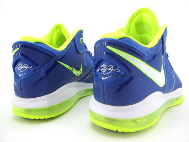 Nike Air Max LeBron 8 V/2 Low Sprite Treasure Blue White Volt 456849-401