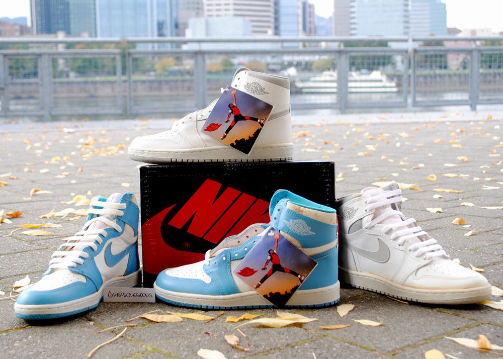 Spotlight // Pickups of the Week 10.20.13 - Air Jordan 1 I OG White/Grey & Carolina by cristianm