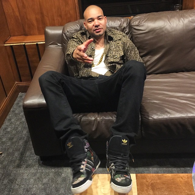 DJ Envy wearing Big Sean x adidas Originals Metro Attitude