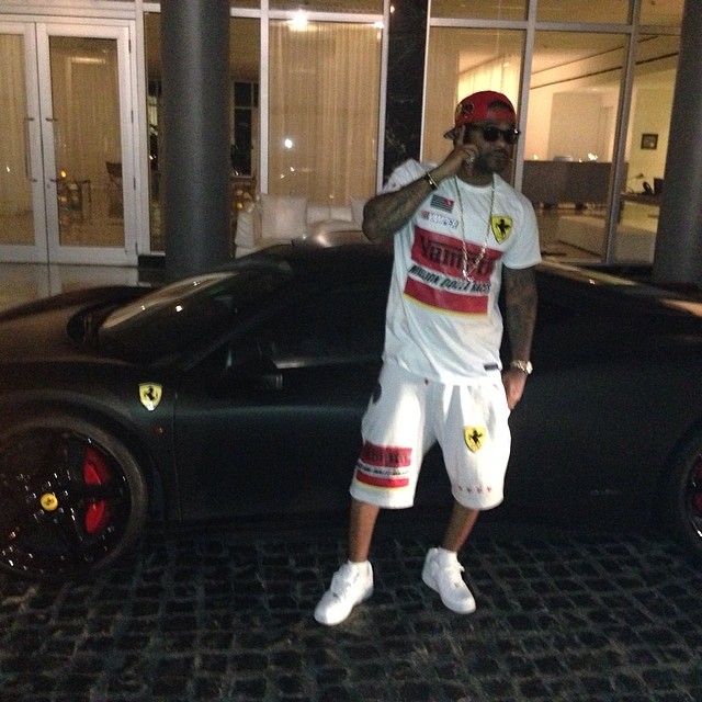 Jim Jones wearing Nike Air Force 1 Low