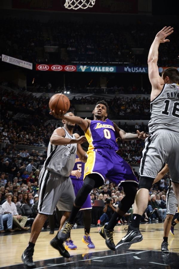 Nick Young wearing Nike Kobe VI 6 BHM (1)