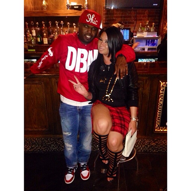 DJ Steph Floss wearing Air Jordan I 1 Bulls