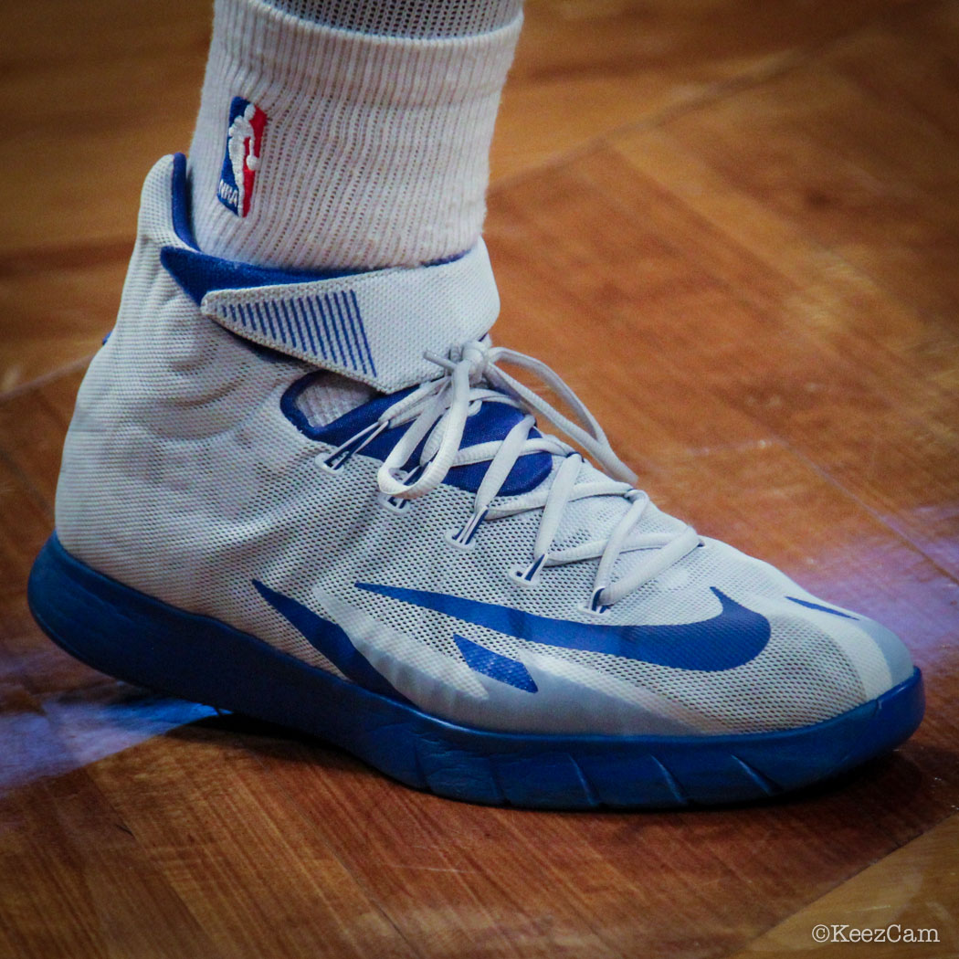 DeJuan Blair wearing Nike Zoom HyperRev