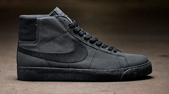 Buy all black nike blazers high \u003e up to 