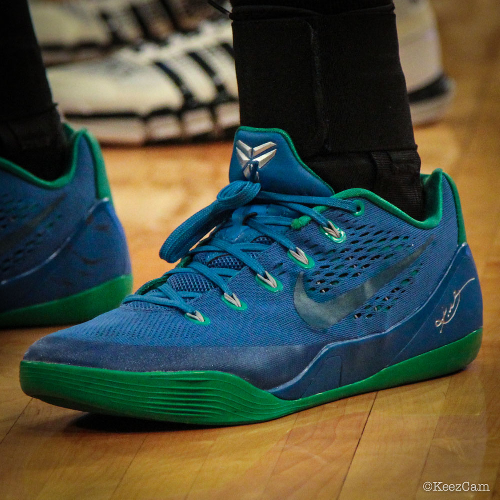 Devereaux Peters wearing Nike Kobe IX 9 EM Minnesota Lynx PE