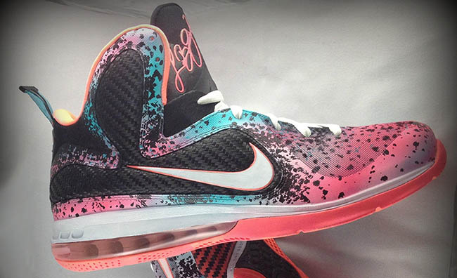 Nike LeBron 9 Miami Nights by Mache Custom Kicks