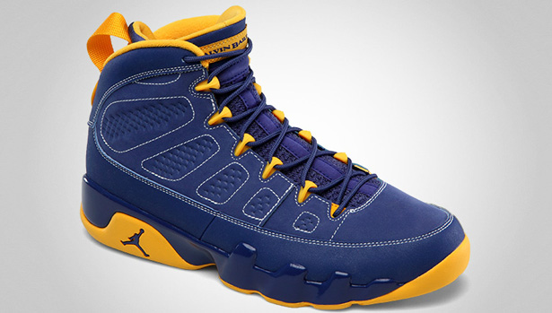 jordan 9 blue and yellow