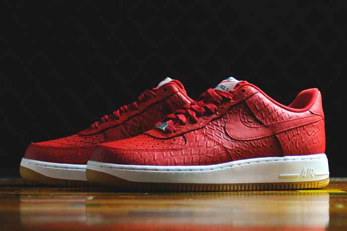 nike air force 1 low red bottom
