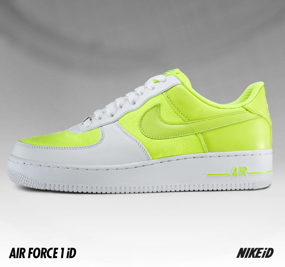 Nike Air Force 1 Id Tennis Ball Options March 2012