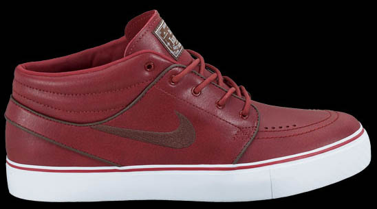 Nike Zoom Stefan Janoski Mid Premium Barn Dark Oak White 472679-621