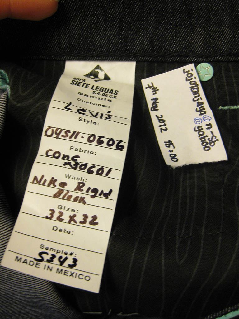Levi's x Nike Skateboarding - Sample 511 Jeans | Sole Collector